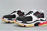 BALENCIAGA BLACK AND WHITE 17FW TRIPLE S 483560-W06E1-1011