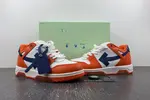 OFF-WHITE white orange dark blue