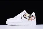 Nike Air Force 1 07 LNY QS Lunar New Year White  Flowers WOMENS  AJ8298-100