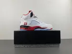 Air Jordan 5 “Fire Red Black Tongue” HQ7978-101