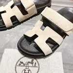 Hermes Chypre Slippers