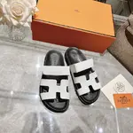 Hermes Chypre Slippers