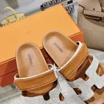 Hermes Chypre Slippers