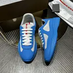 PRADA Unisex Low-Top Lifestyle Sneakers - Blue