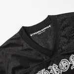 Chrome Hearts Ice Hockey Collection Silver-Plated Floral Sleeve Long Sleeve T-Shirt - Unisex Black