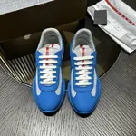 PRADA Unisex Low-Top Lifestyle Sneakers - Blue