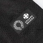 Chrome Hearts Ice Hockey Collection Silver-Plated Floral Sleeve Long Sleeve T-Shirt - Unisex Black