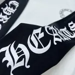 Chrome Hearts Unisex CH Raglan Sleeve Long-Sleeve T-Shirt - Round Neck, BlACK/White