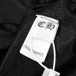 Chrome Hearts Ice Hockey Collection Silver-Plated Floral Sleeve Long Sleeve T-Shirt - Unisex Black