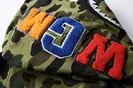 BATHING APE SS23 Color Camo Shark Full-Zip Hoodie – Men's Color Camouflage Shark Pullover Jacket