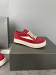 RICK OWENS Owens 2025ss New Arrival. RO Unisex Retro Platform Lace-Up Skate Sneakers