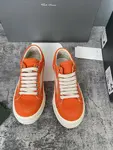 RICK OWENS Owens 2025ss New Arrival. RO Unisex Retro Platform Lace-Up Skate Sneakers