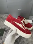 RICK OWENS Owens 2025ss New Arrival. RO Unisex Retro Platform Lace-Up Skate Sneakers