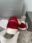 RICK OWENS Owens 2025ss New Arrival. RO Unisex Retro Platform Lace-Up Skate Sneakers