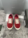 RICK OWENS Owens 2025ss New Arrival. RO Unisex Retro Platform Lace-Up Skate Sneakers