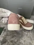 RICK OWENS Owens 2025ss New Arrival. RO Unisex Retro Platform Lace-Up Skate Sneakers