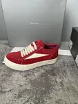 RICK OWENS Owens 2025ss New Arrival. RO Unisex Retro Platform Lace-Up Skate Sneakers