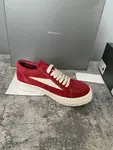 RICK OWENS Owens 2025ss New Arrival. RO Unisex Retro Platform Lace-Up Skate Sneakers