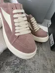 RICK OWENS Owens 2025ss New Arrival. RO Unisex Retro Platform Lace-Up Skate Sneakers