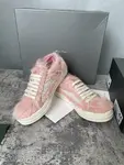 RICK OWENS Owens 2025ss New Arrival. RO Unisex Retro Platform Lace-Up Skate Sneakers