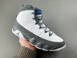 Air Jordan 9 “Flint Grey”Color: White/French Blue-Flint Grey  HV4794-100