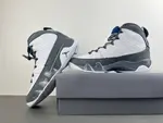 Air Jordan 9 “Flint Grey”Color: White/French Blue-Flint Grey  HV4794-100