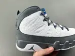 Air Jordan 9 “Flint Grey”Color: White/French Blue-Flint Grey  HV4794-100