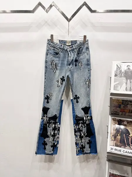 Chrome heart GALLERY DEPT. ss25 Piercedes Cross Jeans