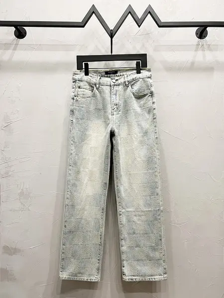 Louis Vuitton New arrivals in the hottest checkerboard pattern trousers  unisex
