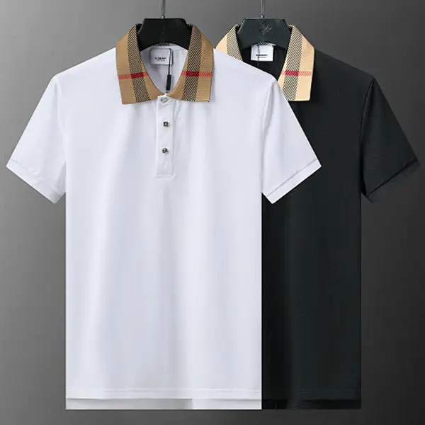 Burbe*ry New Collared Short-Sleeve Polo Shirt