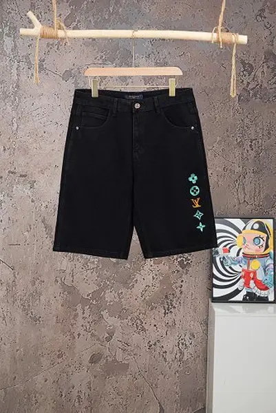 LV denim shorts