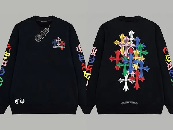 Chrome Hearts Cross Print Crew Neck Sweatshirt