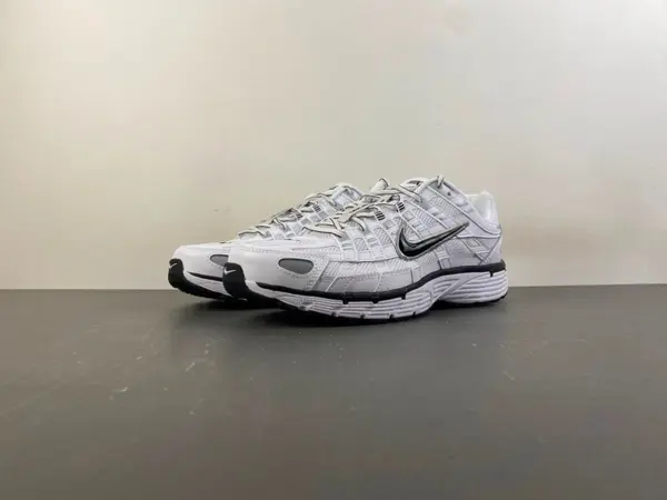 Nike P-6000 White/Silver/Black (Style Code: CD6404-107)