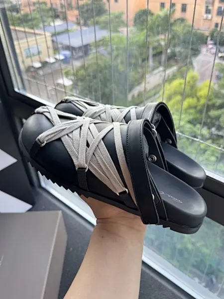 Rick Owens — Extreme Strappy Birkenstock Slides