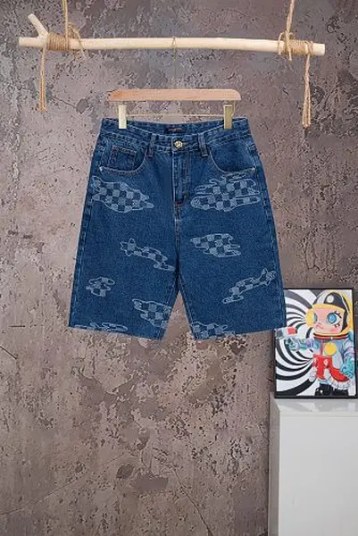 LV denim shorts