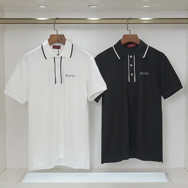 Gucci's new short-sleeved polo shirt with a turn-down collar is here!