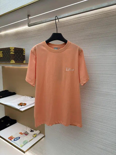 Dior logo crew neck short-sleeved shirt