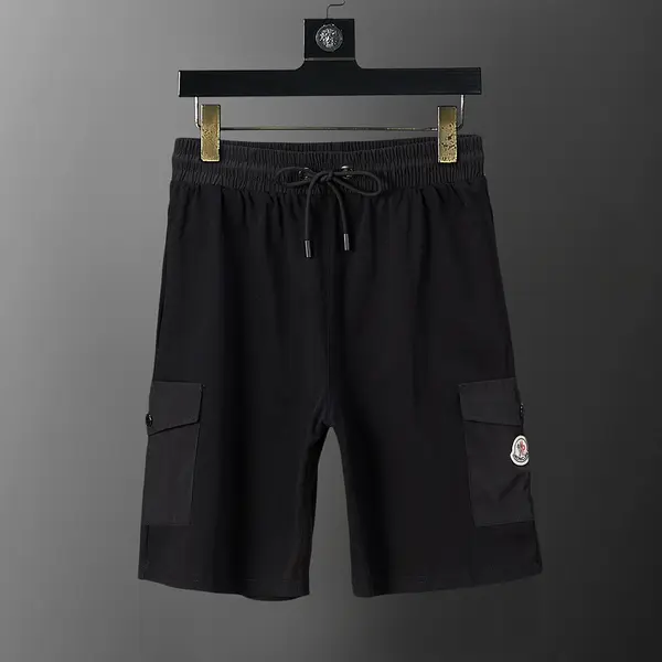 MON*CLER 2026 Spring/Summer New Casual Shorts, Pure Cotton Double Yarn Fabric