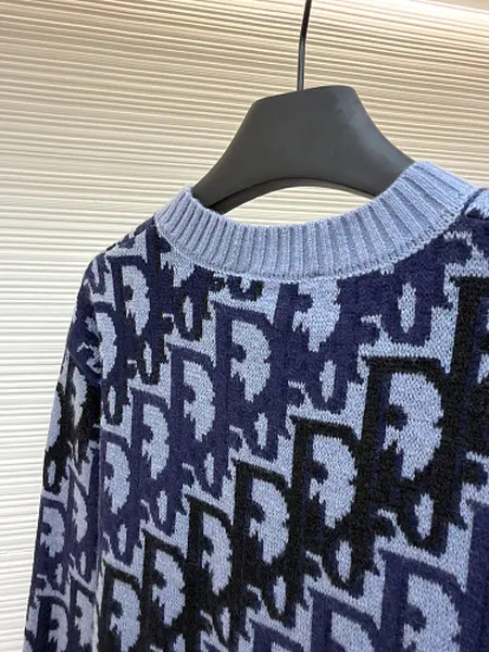 Dior Oblique Gradient Jacquard Sweater