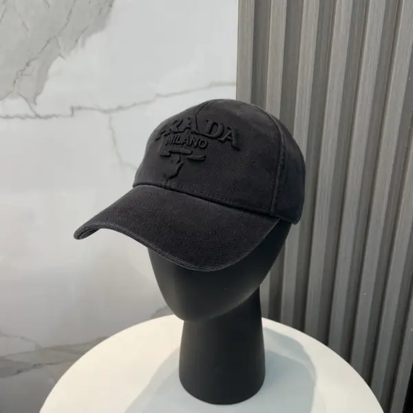 [#4807] Prada baseball cap peaked ca p hat