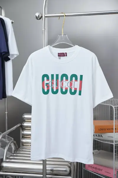 Color-Blocked Print T Shirt