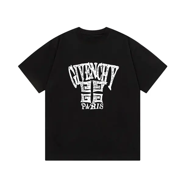 Hand Drawn Letter Print T Shirt