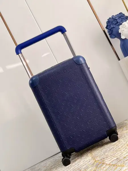 LV blue embossed trolley case originalk616 35x23x53cm