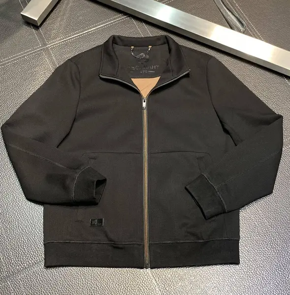 Zegna lapel knitted jacket