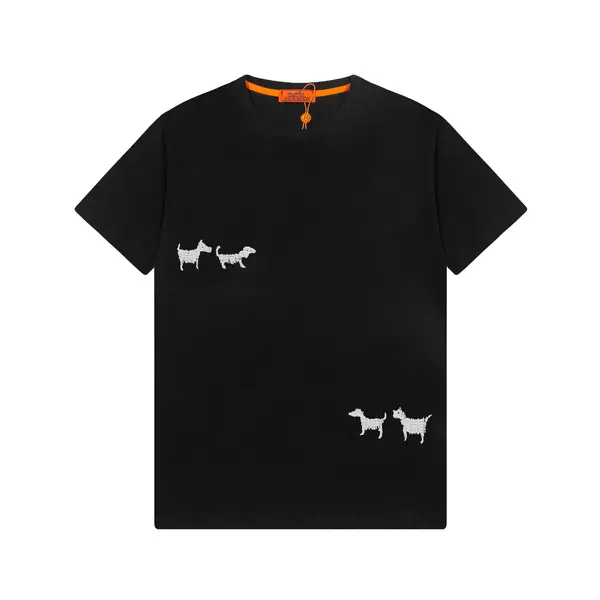 Dog Embroidery T Shirt