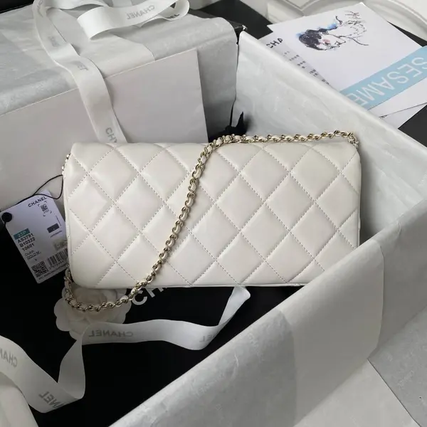 CH*EL23A Hot Selling Pearl Stick Bag AS3791, Top Quality  Size: 11.5 * 26 * 4cm_副本