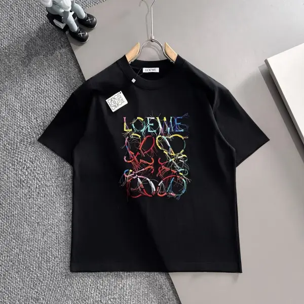 Rainbow Fringe Embroidered T-Shirt
