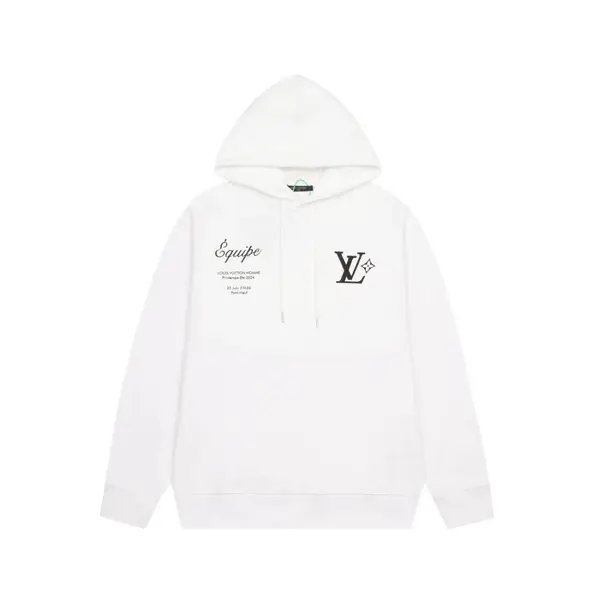 Louis Vuitton 23ss new staff uniform letter hooded sweatshirt