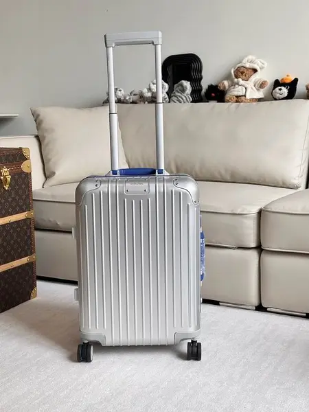 RIMOWA aluminum alloy original new limited edition carry-on trolley suitcase 21 inches
