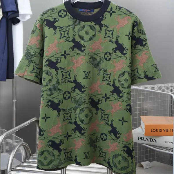 Camo Knit T-shirt